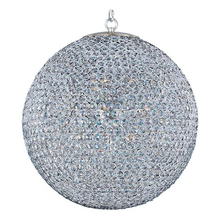 Maxim Glimmer-Single-Tier Chandelier 39887BCPS